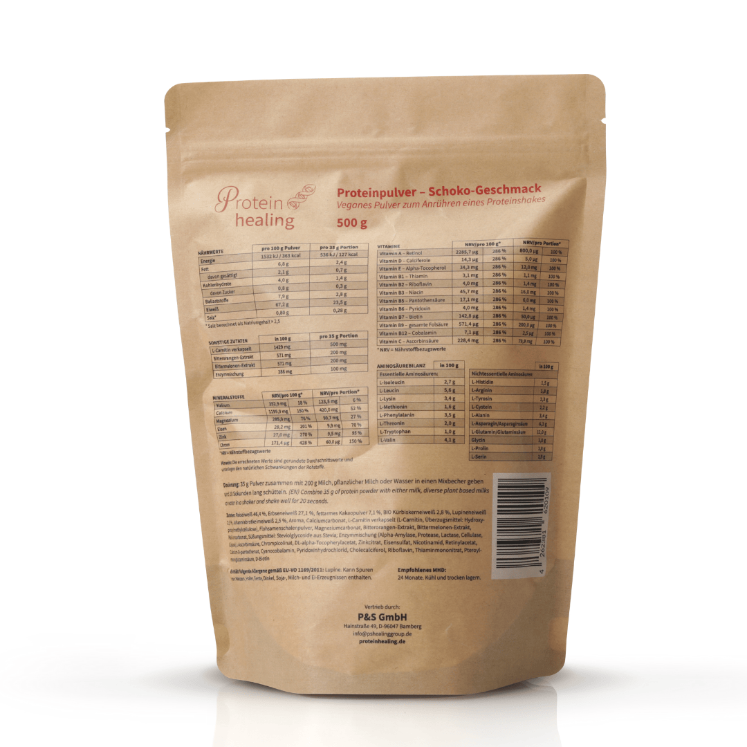 P&S SUPPLEMENTS veganes Pulver Schoko 500g