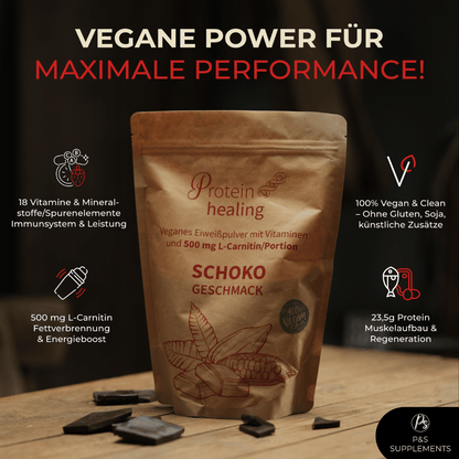 P&amp;S SUPPLEMENTS veganes Pulver Schoko 500g